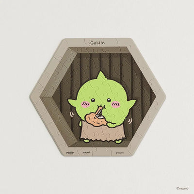 Chiikawa Hexagon Wall Tile Puzzle – Goblin (56 Pieces)