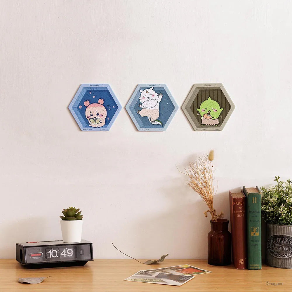 Chiikawa Hexagon Wall Tile Puzzle – Goblin (56 Pieces)