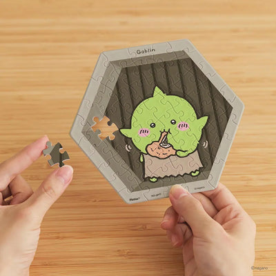 Chiikawa Hexagon Wall Tile Puzzle – Goblin (56 Pieces)