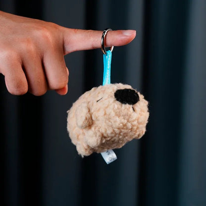 Classic Dogdog Curly Plush Charm