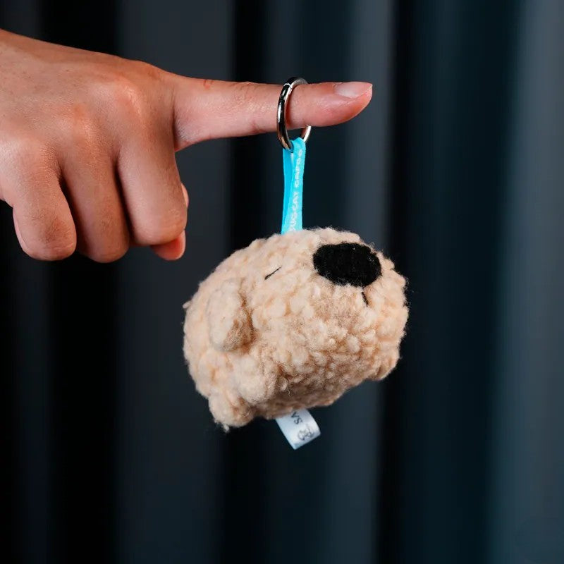 Classic Dogdog Curly Plush Charm