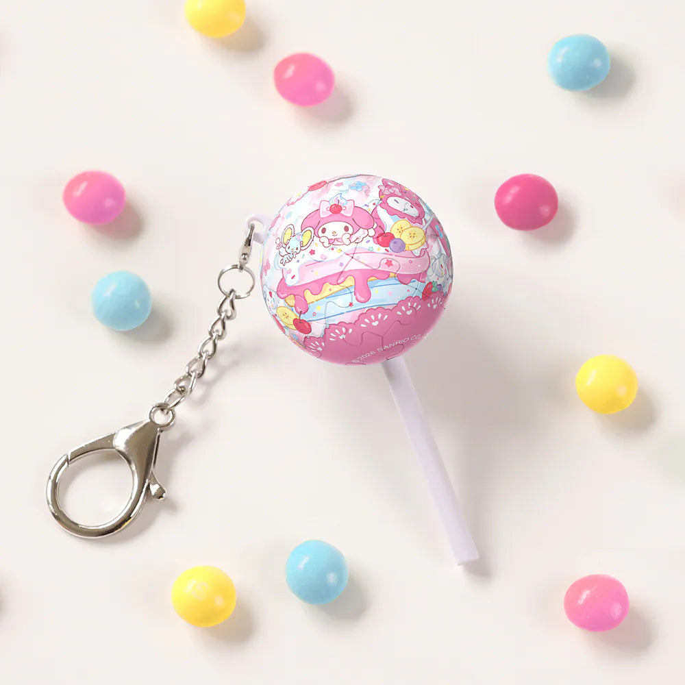 My Melody Lollipop Puzzle Keychain – Floral Fruit Flavor (24 Pieces)