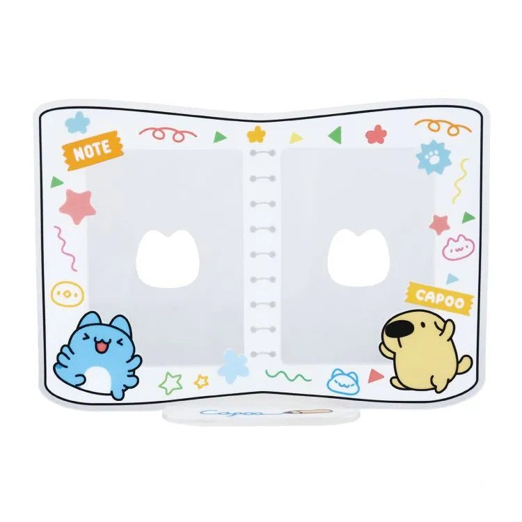Capoo & Dogdog Notebook Doodle Card Display Stand (Double Card)