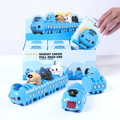 Bugcat Capoo & Friends Magnetic Pull-Back Train (Box of 6)