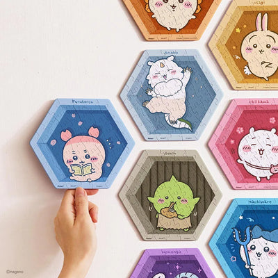 Chiikawa Hexagon Wall Tile Puzzle – Goblin (56 Pieces)