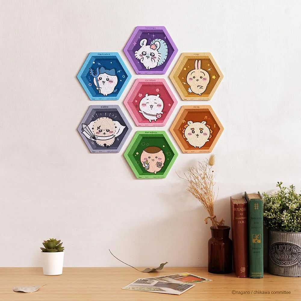 Chiikawa Hexagon Wall Tile Puzzle – Chiikawa (56 Pieces)