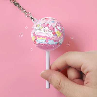 My Melody Lollipop Puzzle Keychain – Floral Fruit Flavor (24 Pieces)