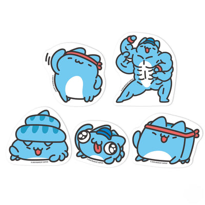 CAPOO RUN Waterproof & UV-Resistant Sticker Set 2