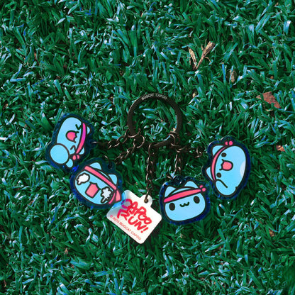 CAPOO RUN Big-Faced Capoo Acrylic Keychain