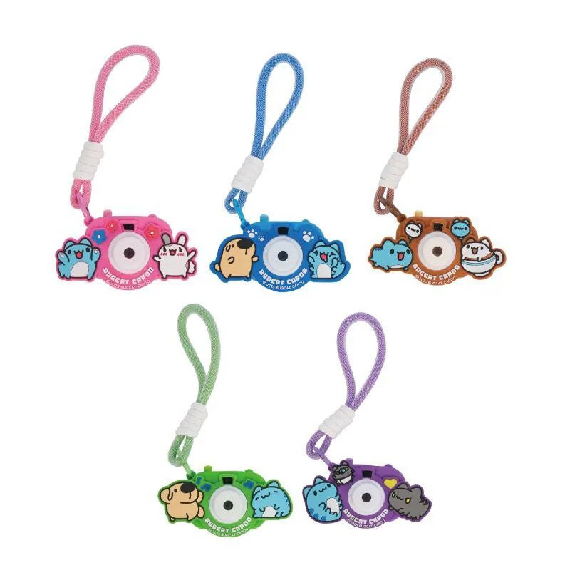 Bugcat Capoo Mini Projector Keychain – Set of 5