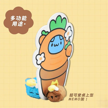 Capoo & Bear Sleepy Magnet Plush Set