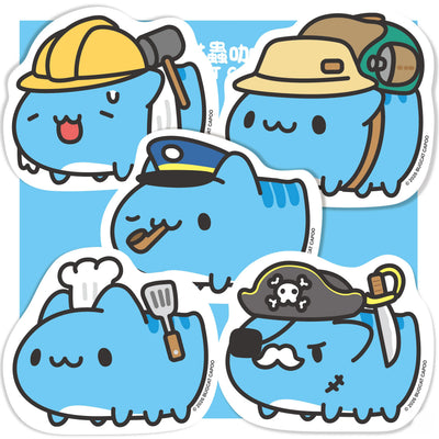 Career Capoo Waterproof & Sunproof Sticker Set