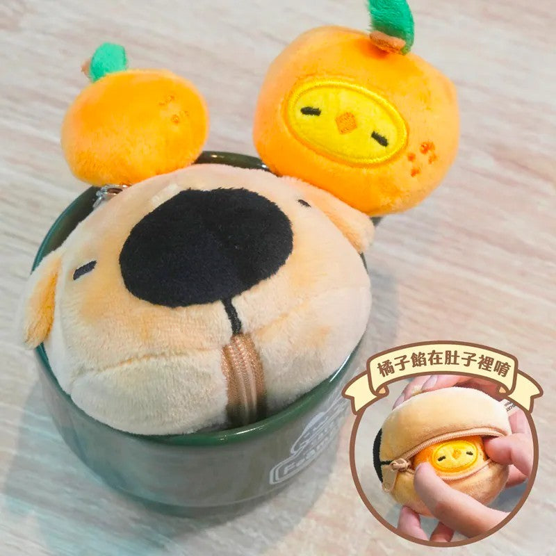Dogdog Orange Daifuku Plush Charm