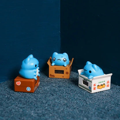 Classic Capoo Clock Figure (6-Piece Set)