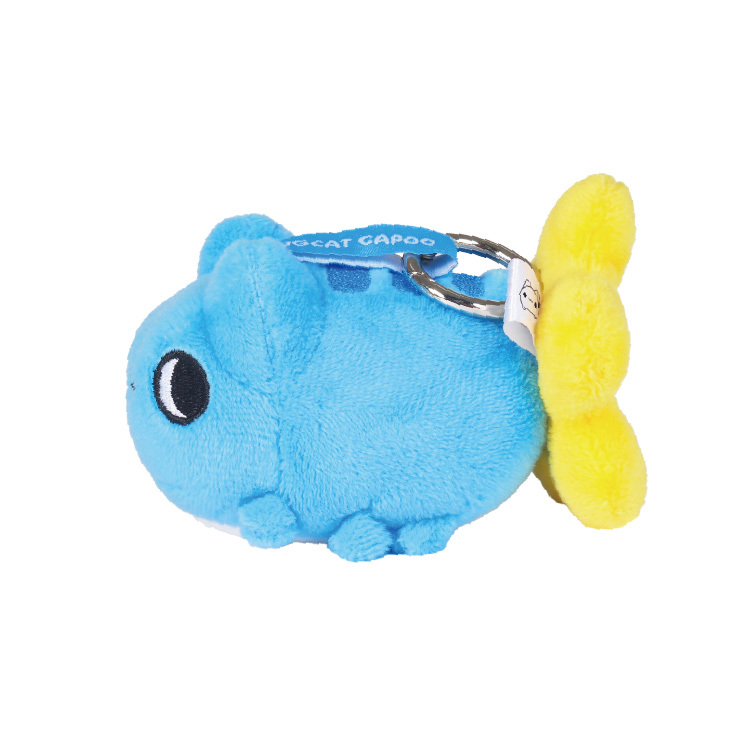 Colgante de peluche magnético Capoo con flor en el trasero — imagen 3