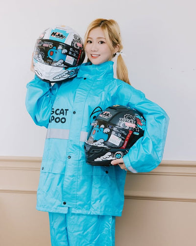 Bugcat Capoo Two-Piece Raincoat