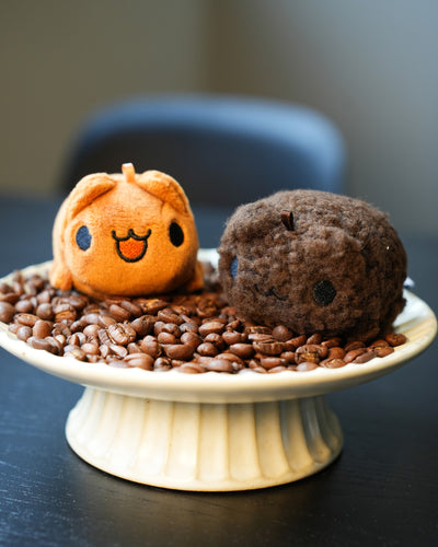 Coffee Bean Bugcat Plush Charm