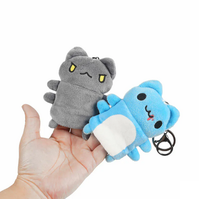 Black Bugcat Plush Key Pouch