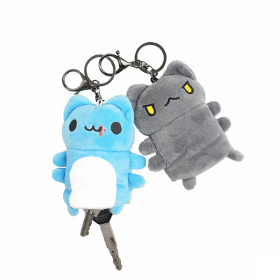 Black Bugcat Plush Key Pouch