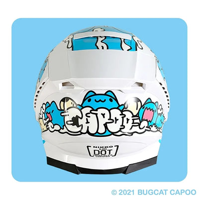 Bugcat Capoo Full Face Helmet(White)