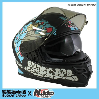 Bugcat Capoo Full Face Helmet(Black)