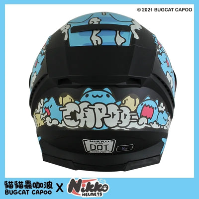Bugcat Capoo Full Face Helmet(Black)