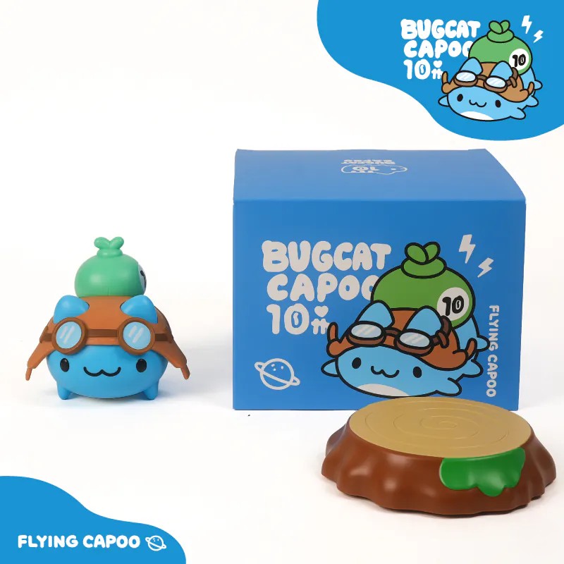 10th Anniversary Flying Capoo Figure - Magnetic Levitation Collector's Edition