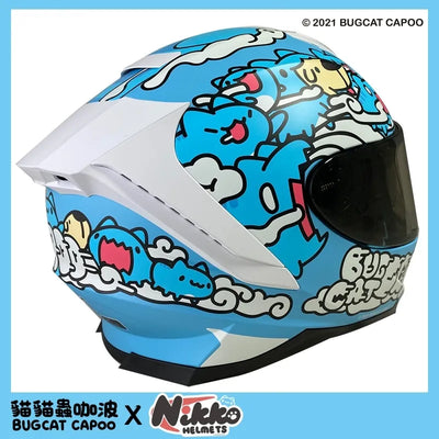 Bugcat Capoo Full Face Helmet(Blue)