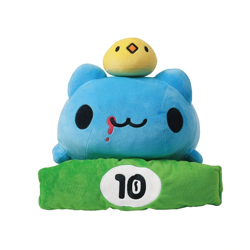 10th Anniversary Lazy Capoo Plush (Green Backpack)