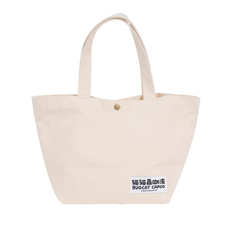 Foam Cat Canvas Tote Bag