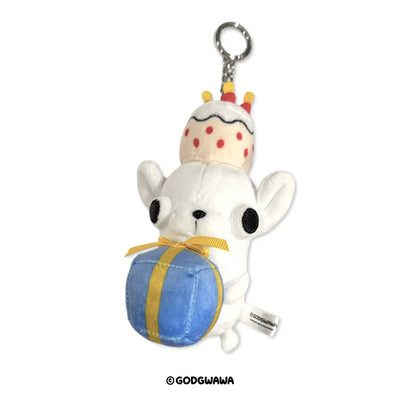 GODGWAWA Birthday Chihuahua Plush Charm