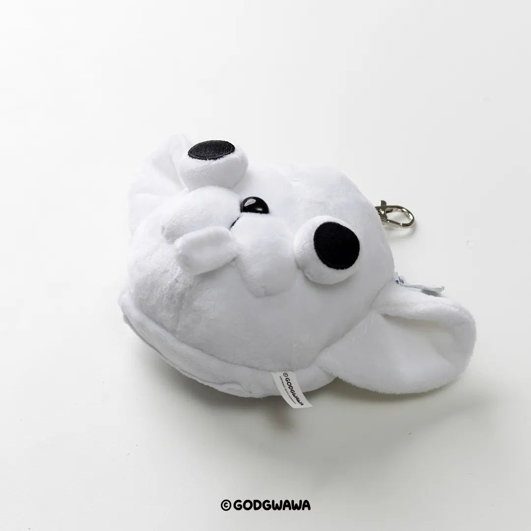 GODGWAWA Retractable Card Holder Coin Pouch