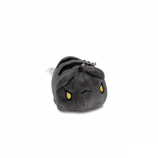 Black Bugcat Plush Charm - Front View