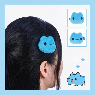 Classic Bugcat Capoo Fluffy Hair Accessories Set
