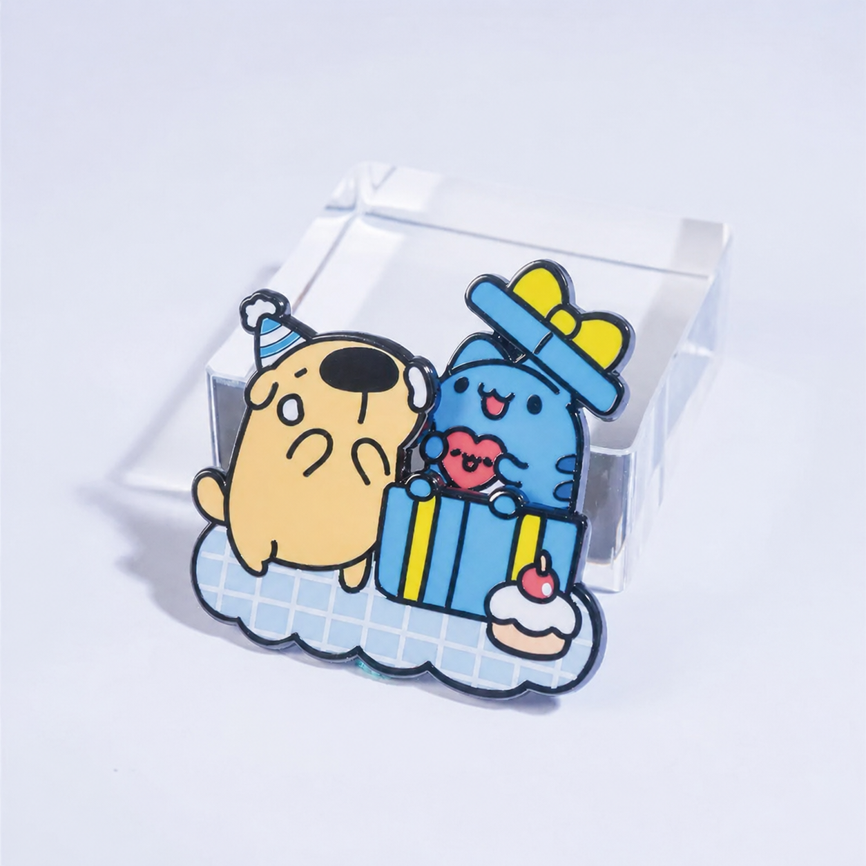 Bugcat Capoo Birthday Gift Sliding Enamel Pin
