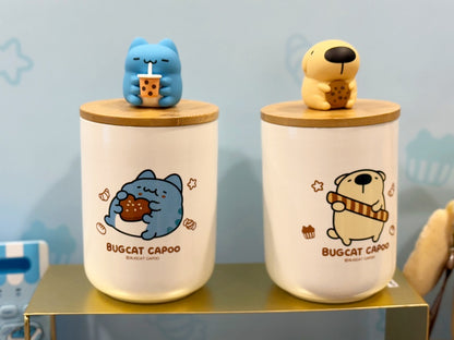 Bugcat Capoo Character Ceramic Storage Jar