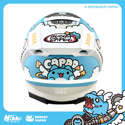 Speed Capoo Full-Face Helmet (Classic Capoo Blue - Matte)
