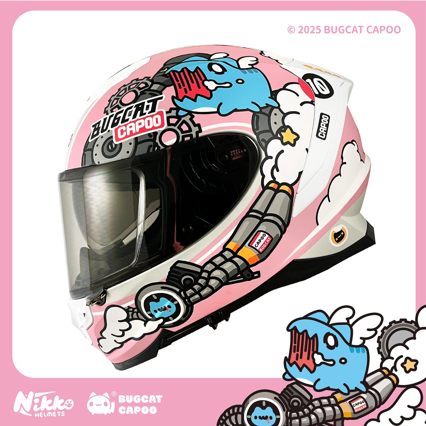 Speed Capoo Full-Face Helmet (Mika Pink - Matte)