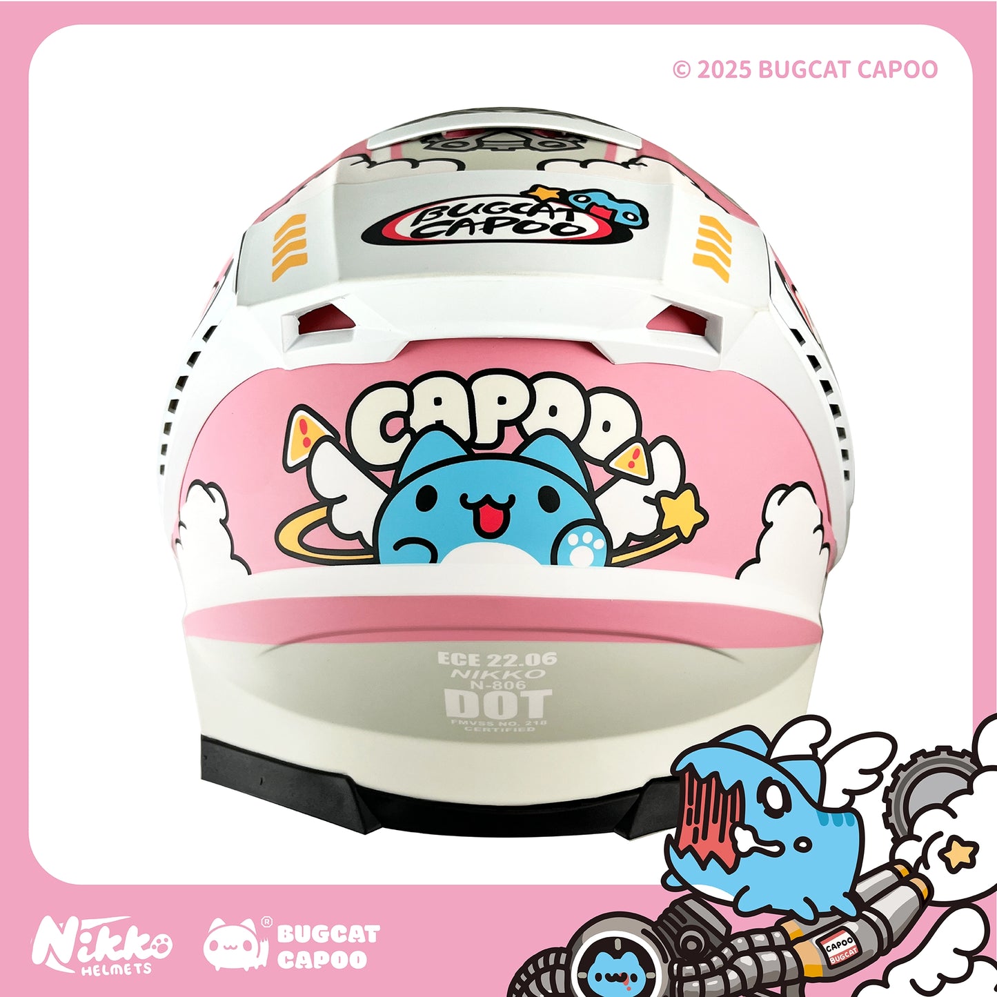 Speed Capoo Full-Face Helmet (Mika Pink - Matte)