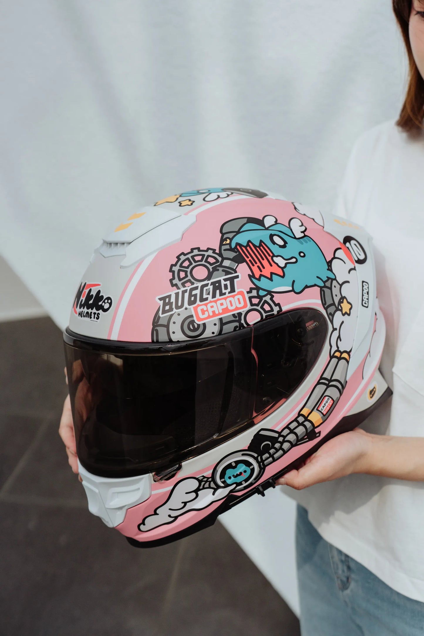 Speed Capoo Full-Face Helmet (Mika Pink - Matte)