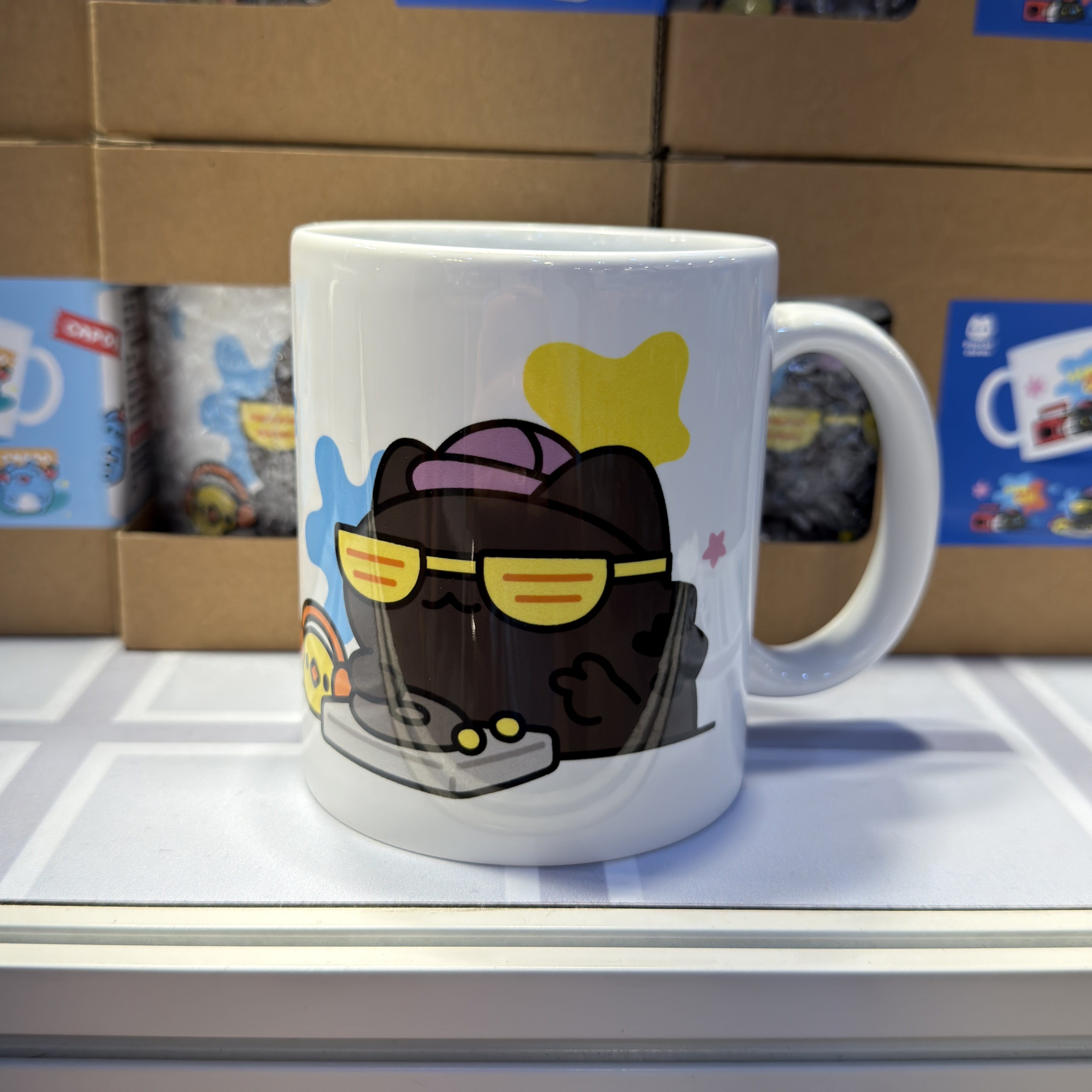 DJ Black Bugcat Mug