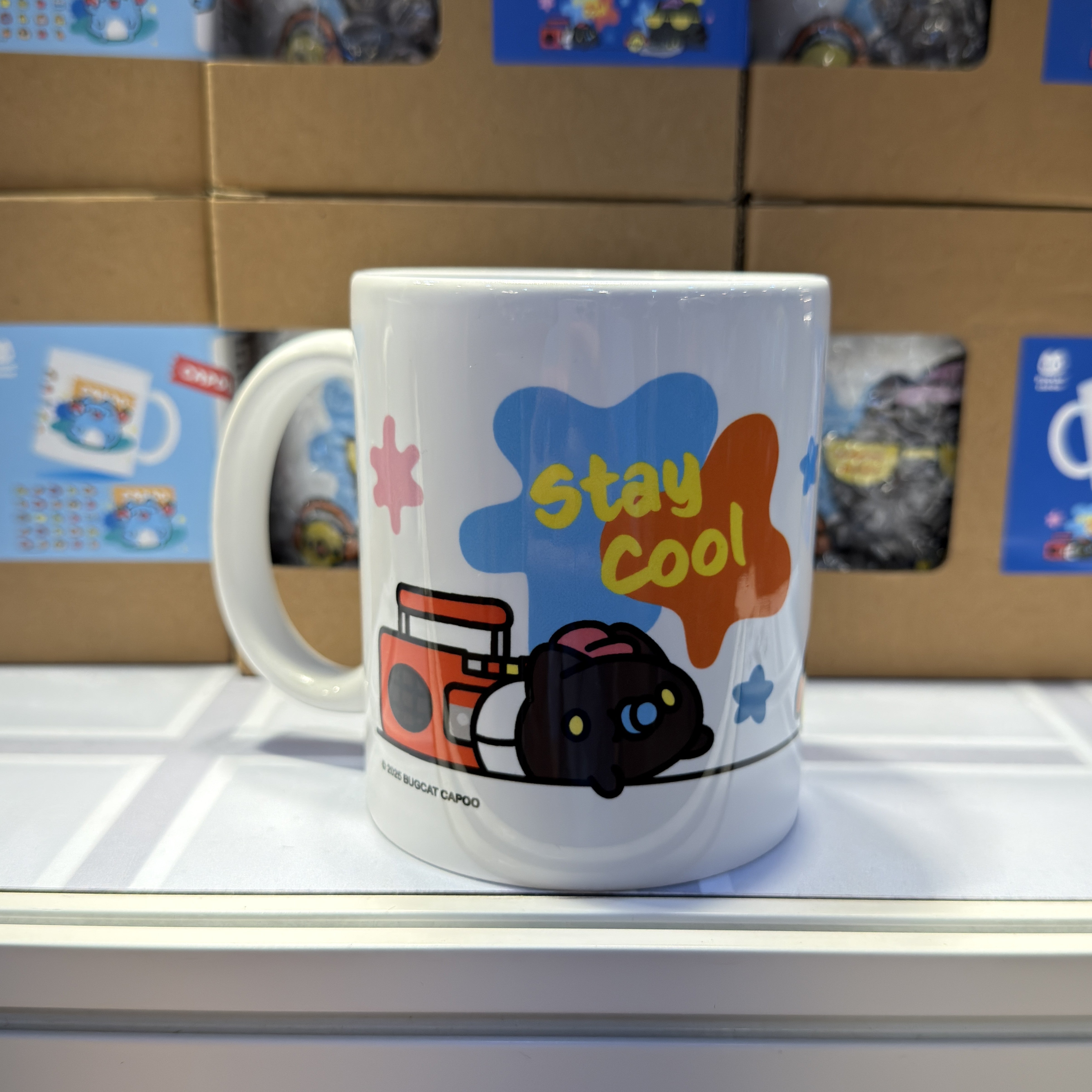 DJ Black Bugcat Mug