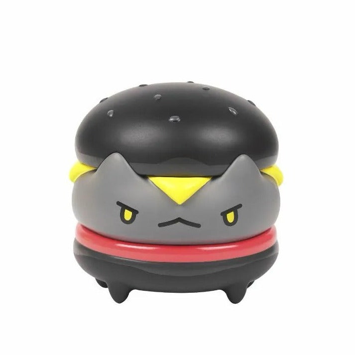 Black Bugcat Hamburger Figure - Front View