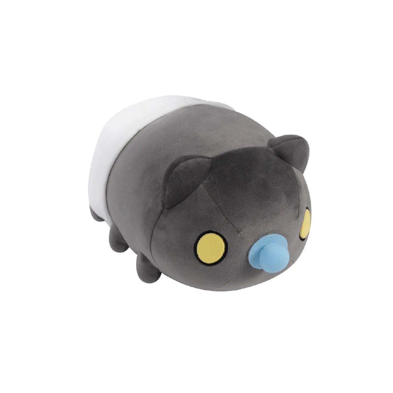 Lazy Baby Black Bugcat Plush - 45-Degree Above and Side View