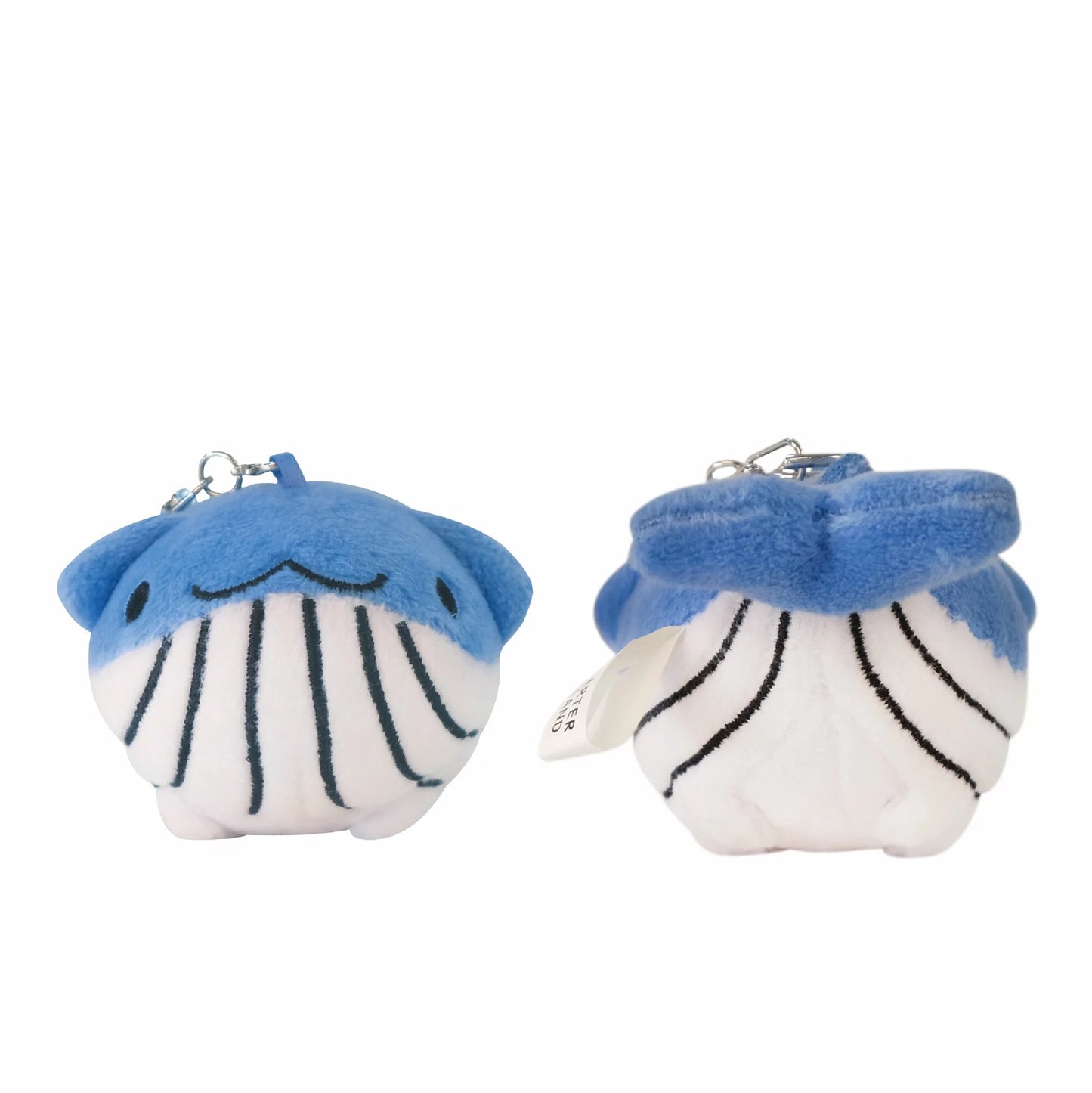 Whale Bugcat Plush Charm - Front and Back View