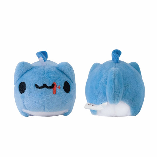 Capoo Fish Plush Charm - Front and Back View