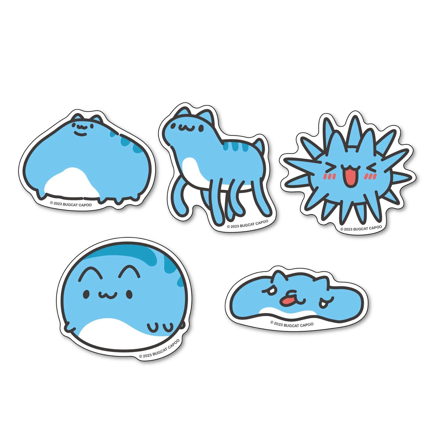 Strange Capoo Weatherproof Stickers 5