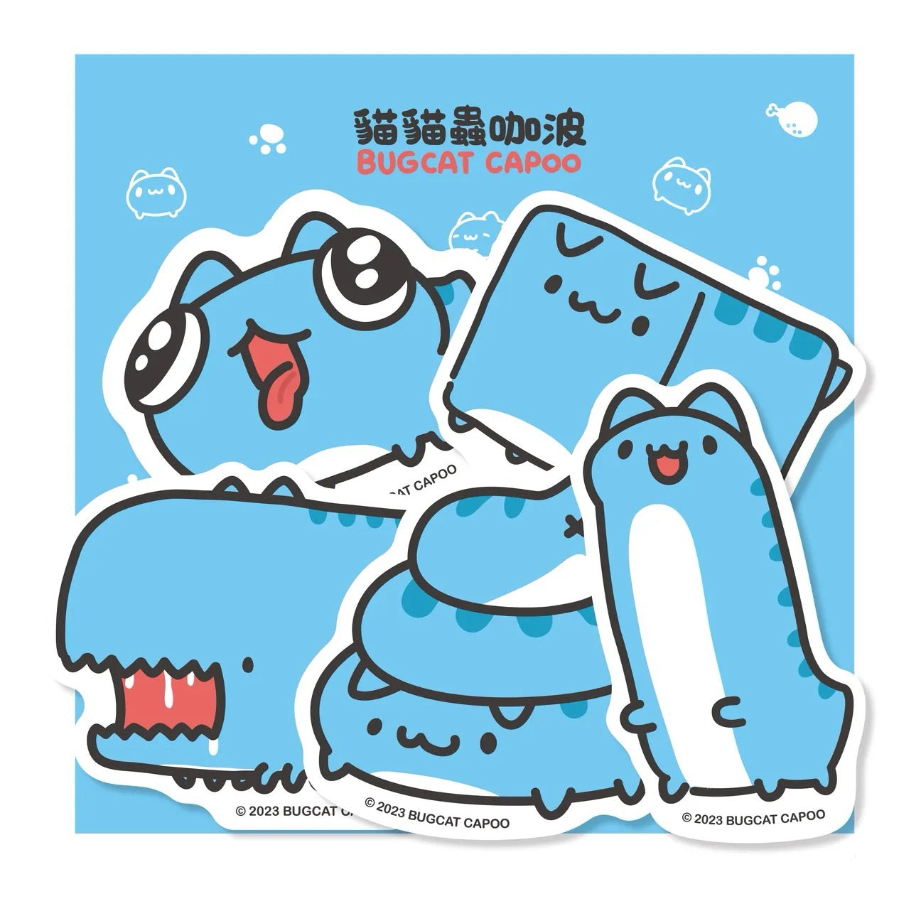 Strange Capoo Weatherproof Stickers 1