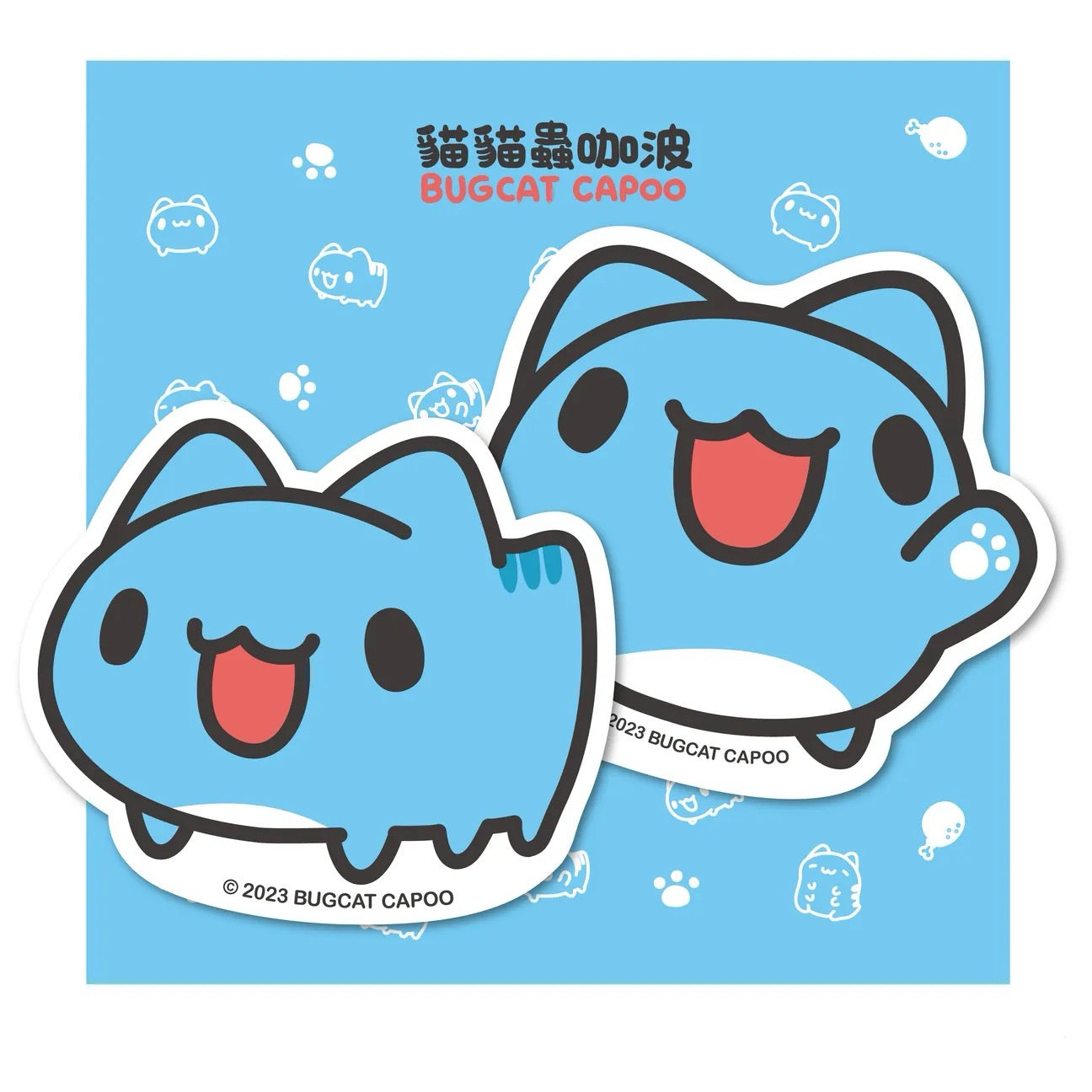 Classic Capoo Weatherproof Stickers – Bugcat Capoo Store
