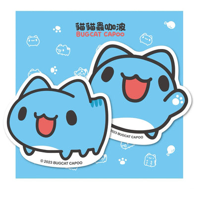 Classic Capoo Weatherproof Stickers